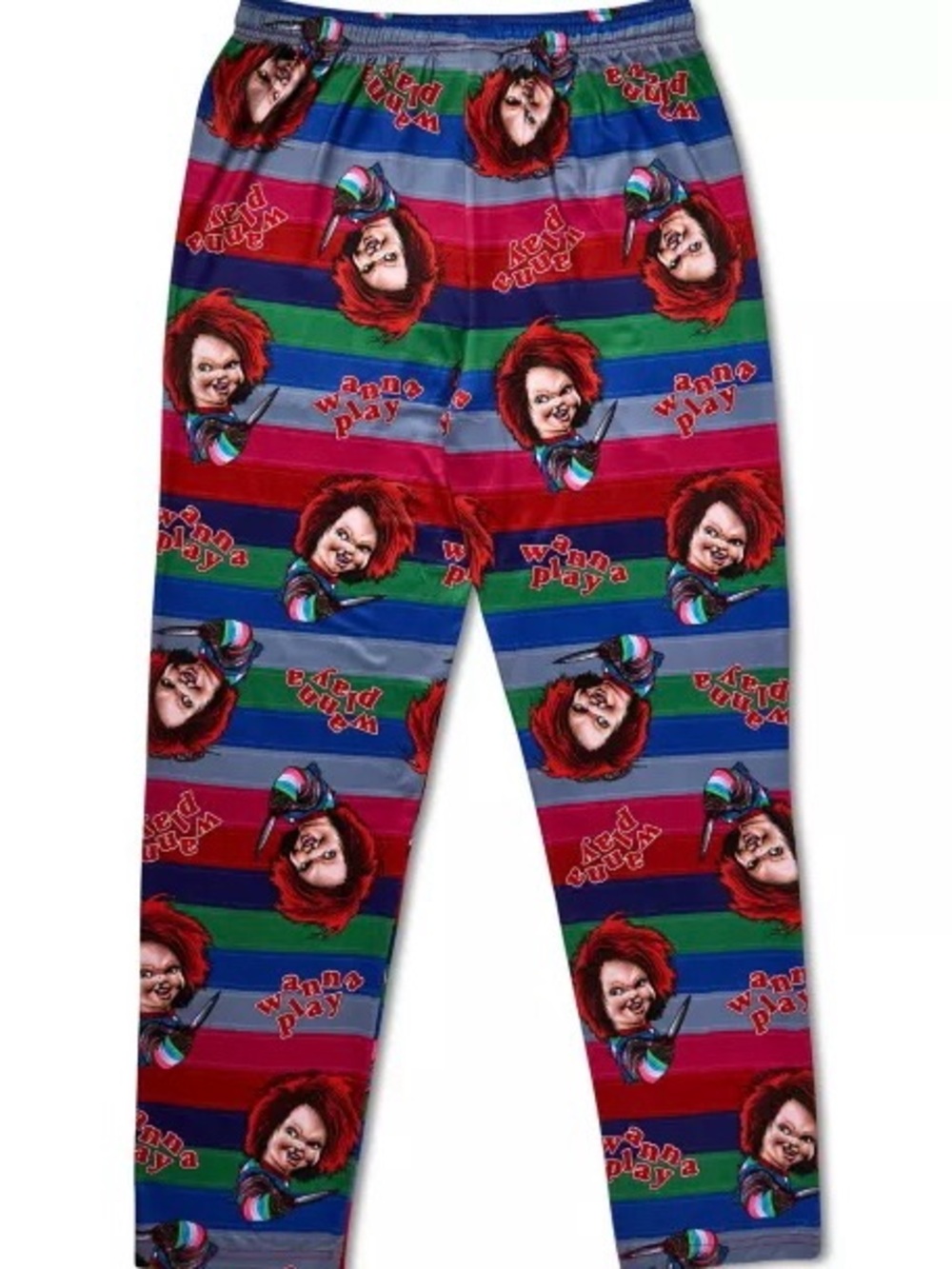 Chucky Striped Wanna Play Lounge Pants